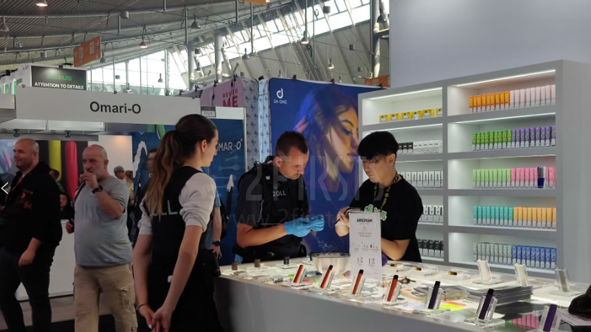 Stuttgart vape expo raid, German customs vape tax