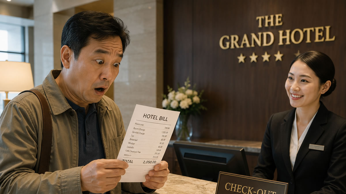 frais de smoking à l’hôtel, contester des frais d’hôtel