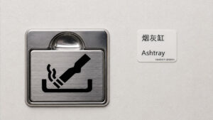 why airplanes still have ashtrays, airplane lavatory ashtray,