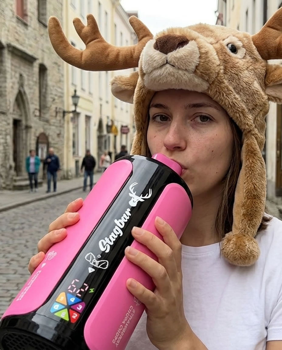 a giant stag bar 6in1 mascot