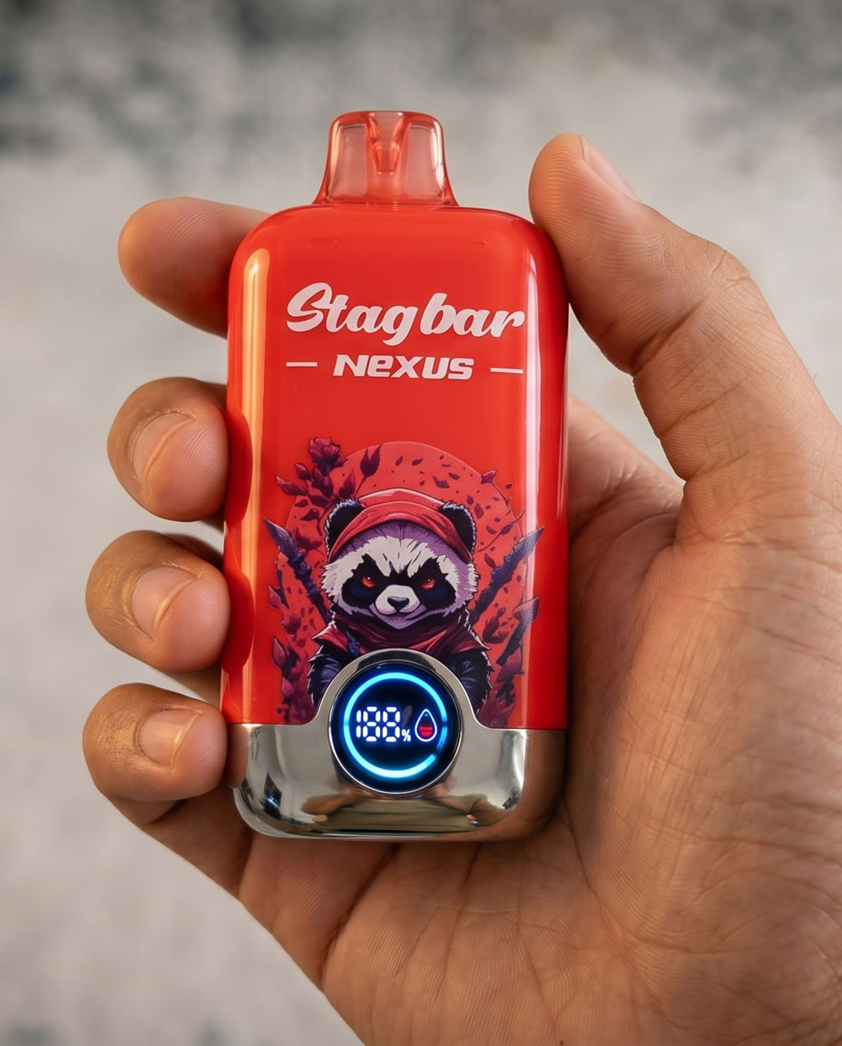 a man hold a stagbar nexus