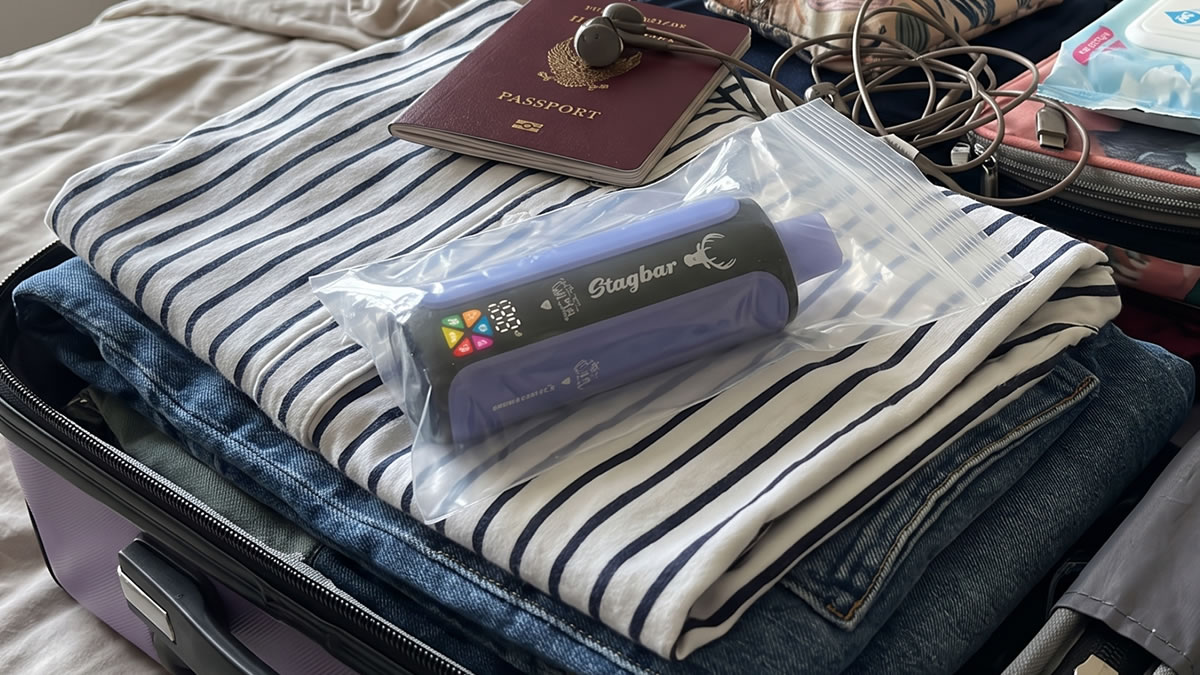 engangsvapes i kufferten, må man flyve med vapes